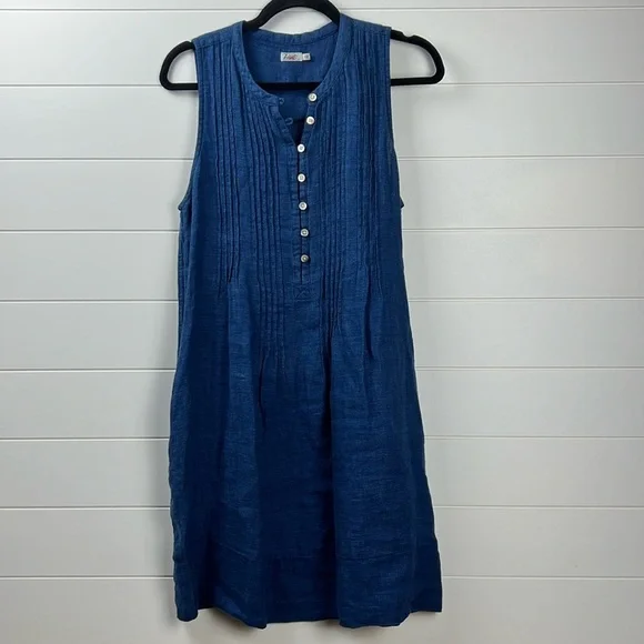 Faherty | Dresses | Faherty Isha Basket Weave Dress In Indigo Size Small Linen Denim | Poshmark Faherty | Dresses | Faherty Isha Basket Weave Dress In Indigo Size Small Linen Denim | Poshmark